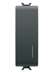 Korus-Cross Switch+T.Locator 1 Module Matte/Satin Black