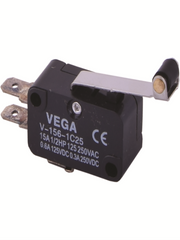 Microswitch 250V 15A + long roller