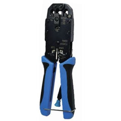 Ratchet crimper for 4-6-8 pin VEGA RJ-11/12/45 communication connectors