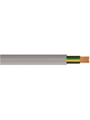 Numbered gray flexible cable with variable cross-section