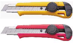 Japanese knife 18 mm with stop wheel + 3 blades KDS L-19