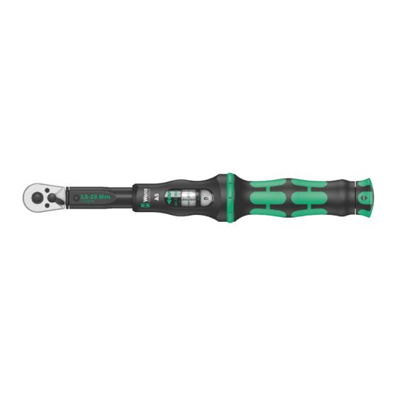 Torque wrench D1/4 2.5-25NM WERA A5 model