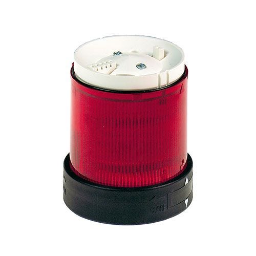 Red glass with LED