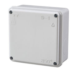 D-1 box, opaque gray, 100X100X50, smooth