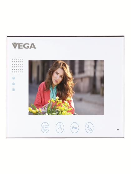 Luxurious 7" touchscreen, white model VEGA