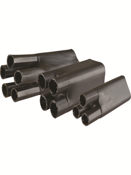 Cable end splitter including ports