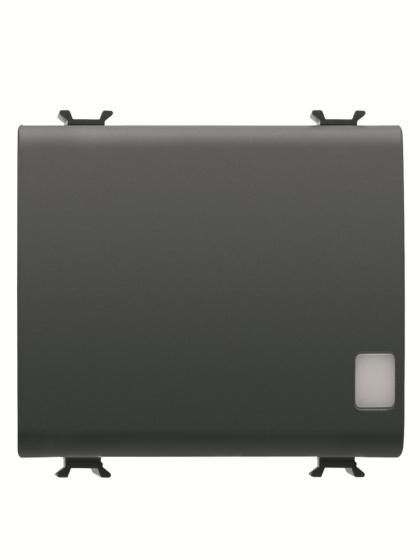 Korus-Lighted Switch 3 Module Matte/Satin Black