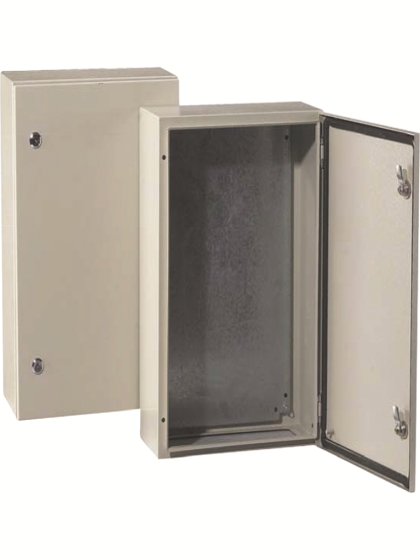 Metal electrical cabinet + plate, sizes to choose from