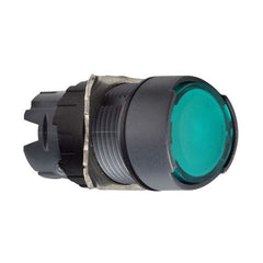 R. Round illuminated green button ZB6AW3