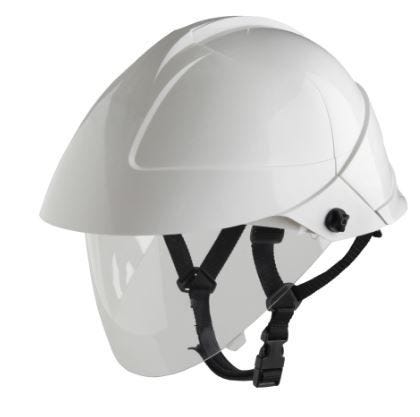 High voltage helmet up to 1000V with face shield