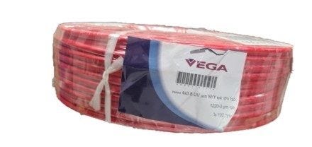 Red fire alarm cable 4X1X0.8 NYY - 100m package