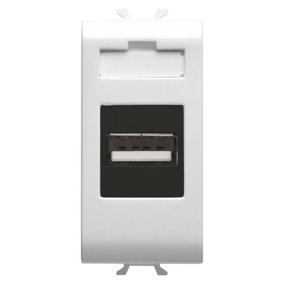 Corus - USB socket white 1 module