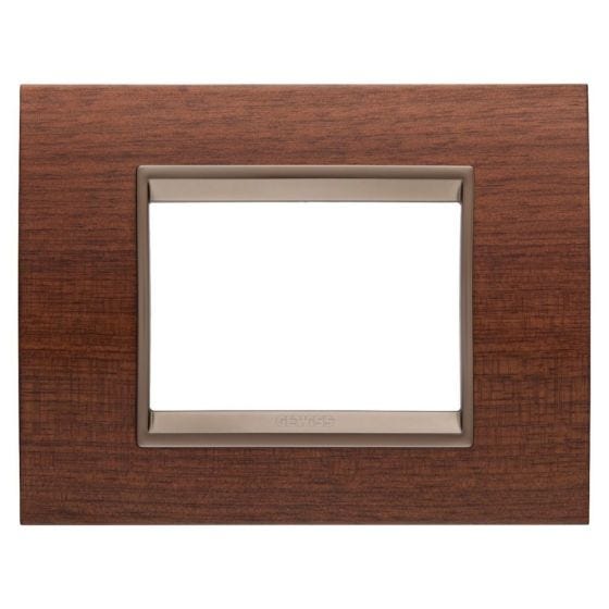 Corus-Frame 3 LUX Walnut Wood Module