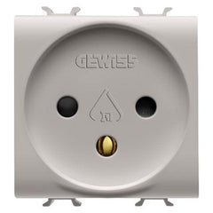 Korus-Israeli power outlet 2 module, matte/satin beige color