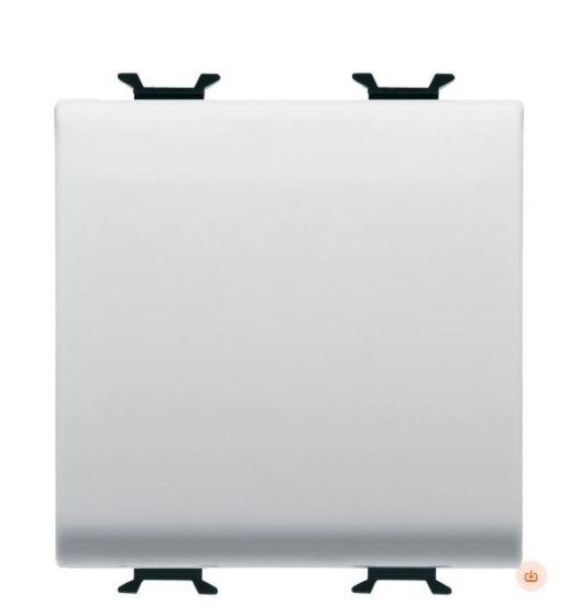 Single circuit breaker Korus 2 module satin white