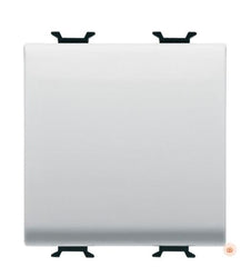 Single circuit breaker Korus 2 module satin white