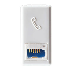 Bezeq 1-Mod Telephone Socket System - Original White