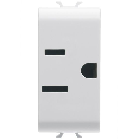 Corus - American three-pin socket, white