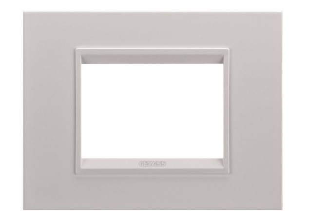 LUX metal frame monochrome beige matte 3 module - suitable for beige accessories