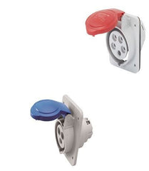 CEE socket GW IP44 panel - selectable current and voltage polarity