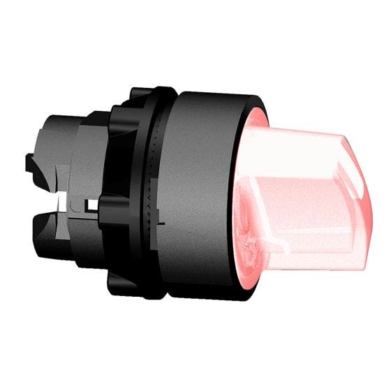 Red 2-position selector switch head ZB5AK1243