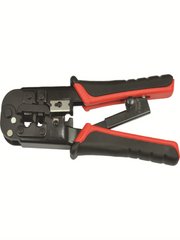 Ratchet crimper for communication connectors (VEGA RJ11(6P) RJ45(8P)