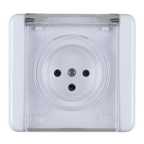 Waterproof luxury - 55mm transparent power socket