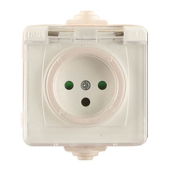 Transparent water-protected NK socket - optional