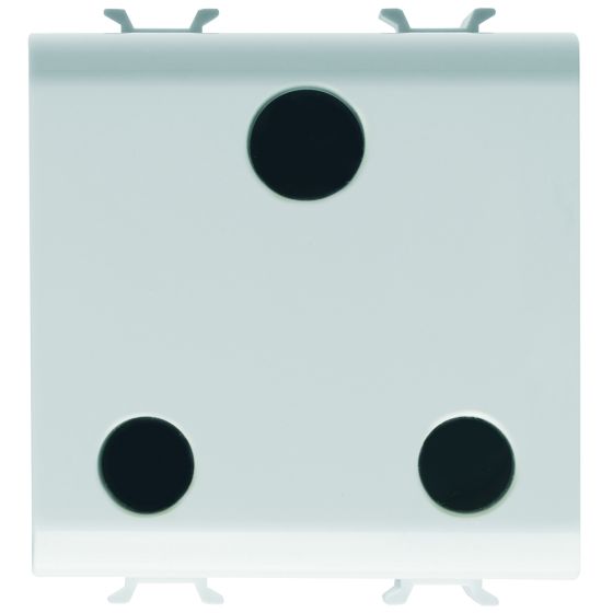 Corus-British power socket 2 module white