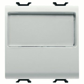 Koros - White illuminated doorbell button with 2 modules to choose from