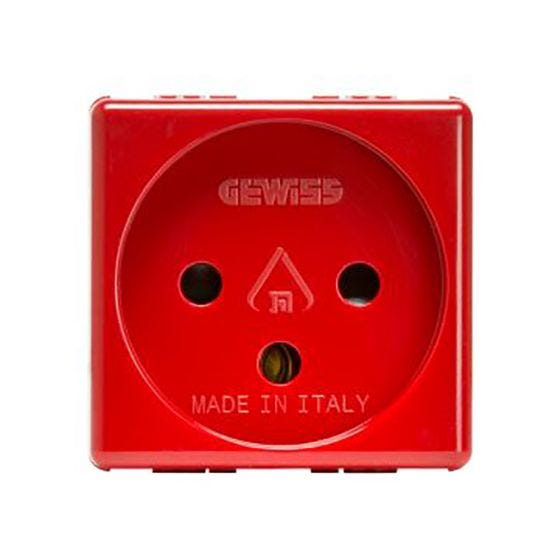Red power socket